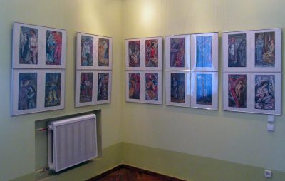 Виставка мистецький творів із колекції Степана Давимуки.