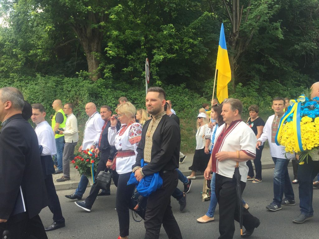 У Пикуличах вшанували полеглих українських воїнів. Фото Олега Довганика