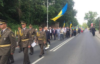 У Пикуличах вшанували полеглих українських воїнів. Фото Олега Довганика