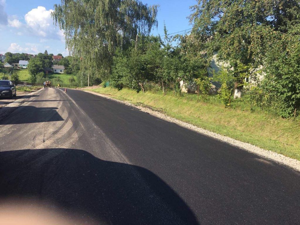 На Самбірщині закінчили ремонт дороги "Кружики-Нагірне"