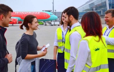 У Львівському міжнародному аеропорту імені Данила Галицького зустріли мільйонного пасажира