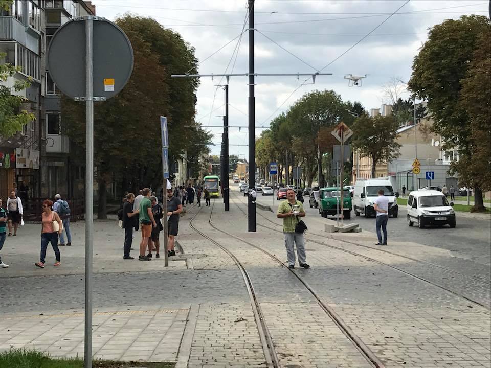 Вулицею Личаківською у Львові поїхав трамвай