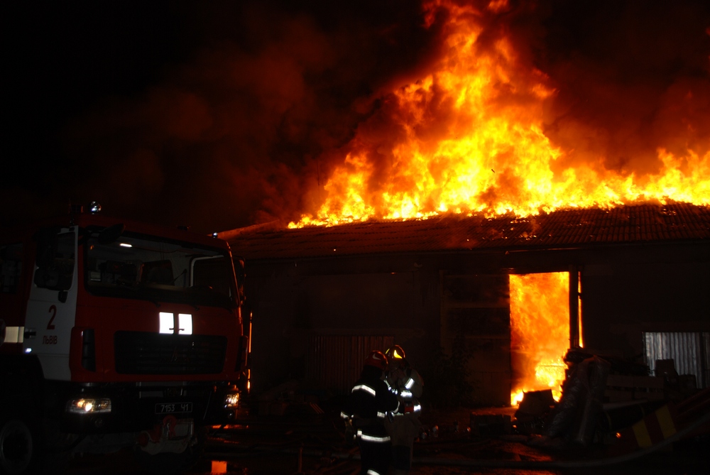 У центрі Львова ліквідували масштабну пожежу