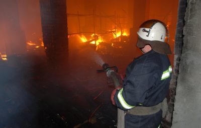 У центрі Львова ліквідували масштабну пожежу