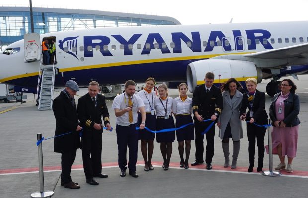 Лоукостер RYANAIR здійснив перший рейс до Львова