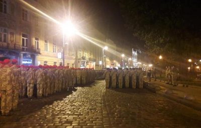 У центрі Львова відбулась репетиція Маршу захисників України