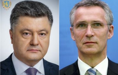 Порошенко і Столтенберг домовилися про термінове скликання надзвичайного засідання Комісії Україна-НАТО