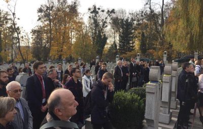 На Янівському кладовищі вшанували героїв Листопадового Чину
