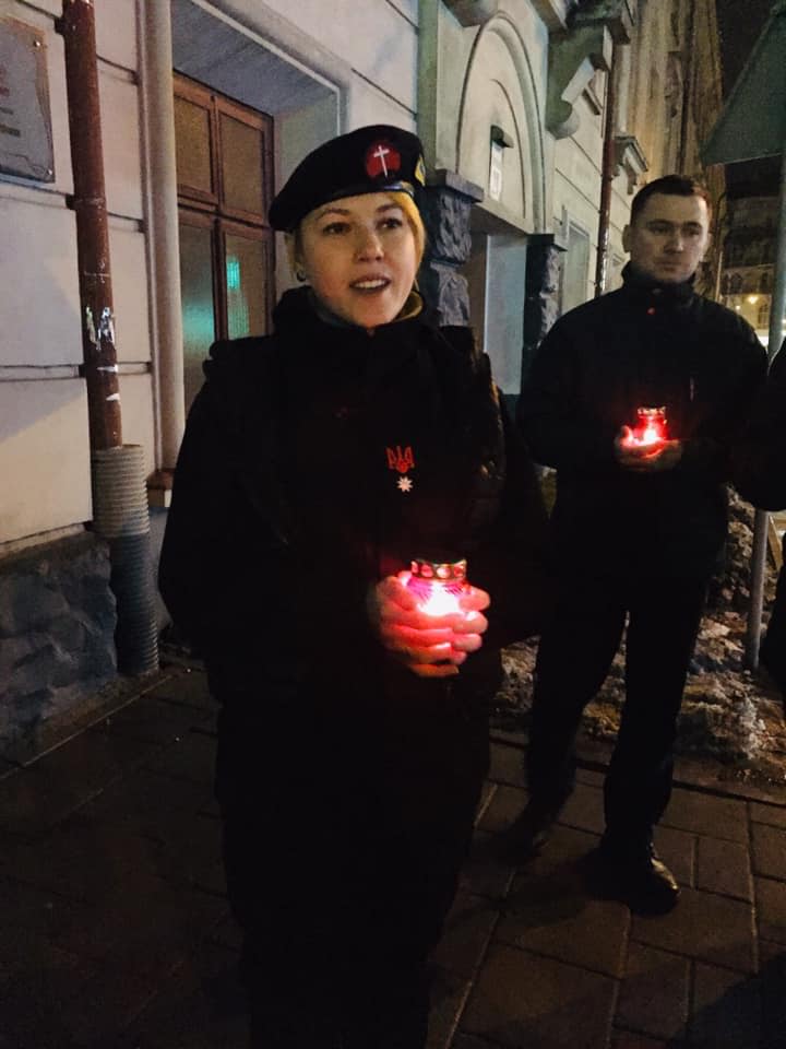 У Львові вшанували пам'ять страчених членів ОУН. Фото: прес-служба ЛОДА.