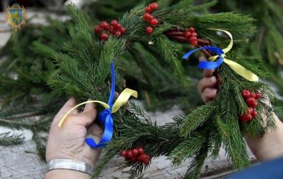 У Львові сім’ї Героїв Небесної Сотні сплетуть різдвяні віночки