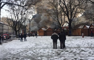У центрі Львова стався вибух. Фото Юра Кенцало, 4studio
