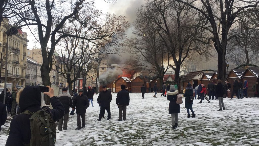 У центрі Львова стався вибух. Фото Юра Кенцало, 4studio