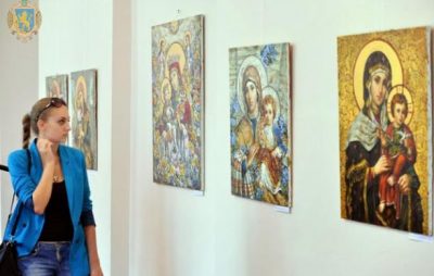 На Львівщині презентують виставку ікон–картин Богородиці. Фото: прес-служба ЛОДА