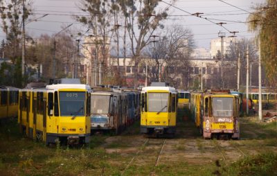 Німецькі трамваї Садового так і не виїхали на вулиці Львова. Фото: Гал-Інфо.
