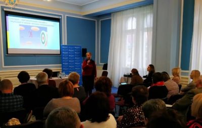 На Львівщині триває семінар з координації заходів у відповідь на спалах кору. Фото: прес-служба ЛОДА.