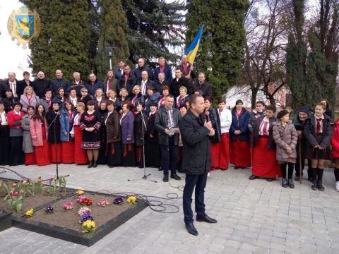 У Буську відкрили пам'ятник Тарасу Шевченку