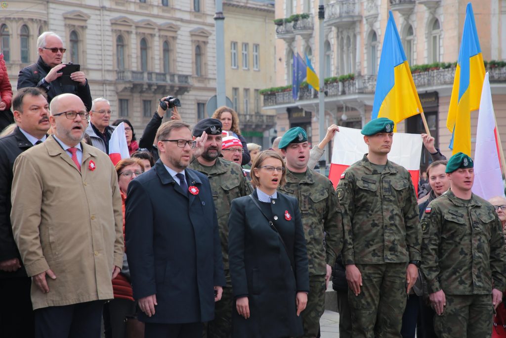 Українці і поляки спільно відзначили День Конституції Польщі. Фото прес-служба ЛОДА