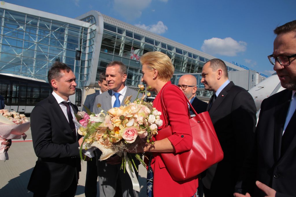 Львівщину з візитом відвідує дружина президента Польщі
