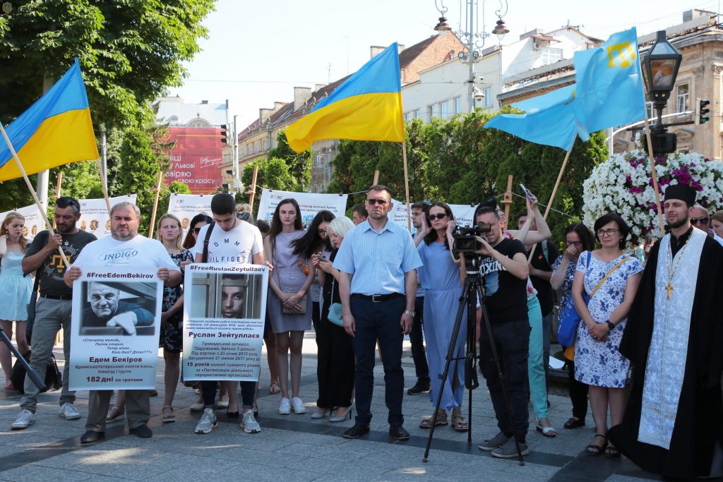 На Львівщині відбулась акція на підтримку політв`язнів