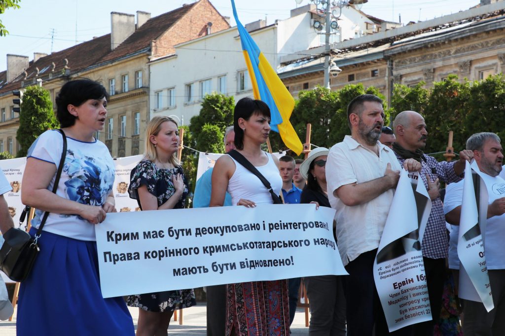 На Львівщині відбулась акція на підтримку політв`язнів