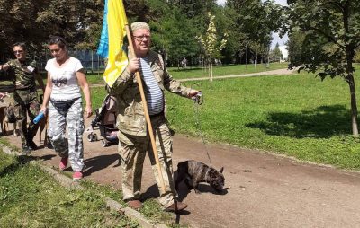 У Львові нагородили собак, які виконували бойові завдання на Донбасі: яскраві фото