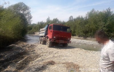 На Львівщині судитимуть організатора незаконного видобутку гравію