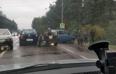 Поблизу Львова через ДТП ускладнився рух автомобілів