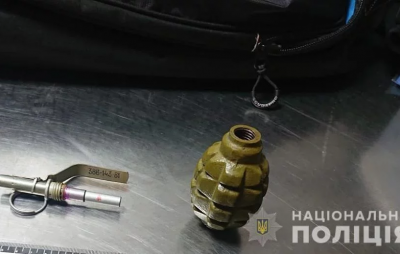 У аеропорту "Бориспіль" у пасажира знайшли гранату