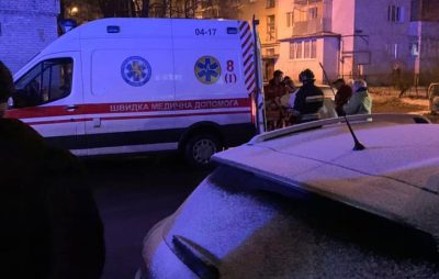 У Львові під час пожежі потерпіла жінка. Фото: Ігор Зінкевич.