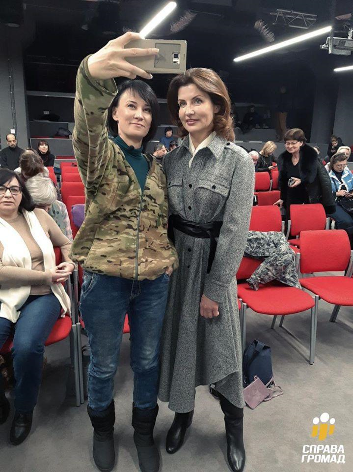 Марина Порошенко відвідала лекцію Марусі Звіробій