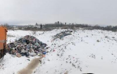 У Себнику створили стихійне сміттєзвалище. Фото: Нацполіція