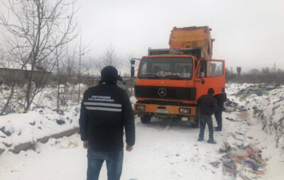 У Себнику створили стихійне сміттєзвалище. Фото: Нацполіція