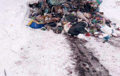 У Львівській області виявили незаконне сміттєзвалище. Фото: Державна екологічна інспекція.
