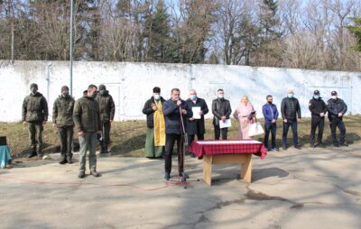 У Дрогобичі відзначили 7-му річницю Національної гвардії України. Фото: Дрогобицька міськрада