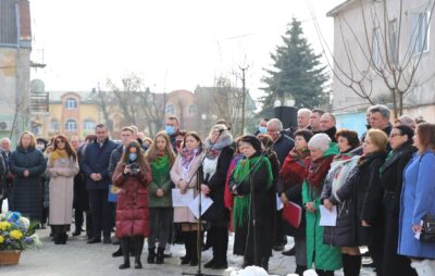 У Яворові вшанували пам'ять композитора Михайла Вербицького. Фото: Яворівська РДА.