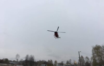 У Львові ще одного пацієнта гелікоптером доправили до лікарні швидкої допомоги. Фото: ДСНС