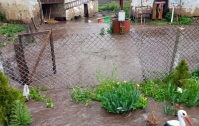 На Прикарпатті через сильний дощ затопило село. Фото: Репортер