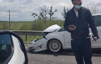 У Львівській області перекинувся автомобіль. Фото: Варта1