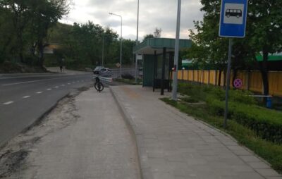 У Львові створюють незручні велодоріжки. Фото: Партикевич Олександр