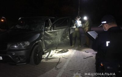 В Івано-Франківську пострілом з РПГ підірвали автомобіль. Фото: Нацполіція