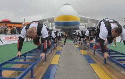 Українські богатирі встановили світовий рекорд з перетягування "Мрії"