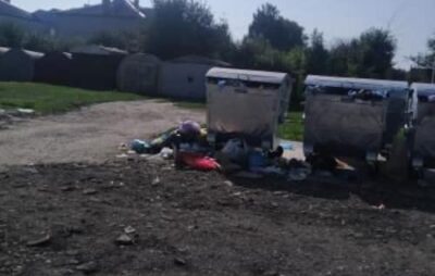 Місто на Львівщині потопає у смітті. Фото: Буськ онлайн