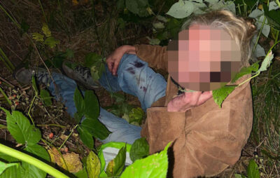 На Львівщині розшукали жінку, яка зламала ногу в лісі. Фото: Поліція Львівської області