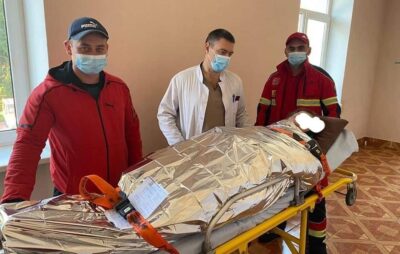 Медичний гелікоптер транспортував жінку з інфарктом міокарда до лікарні у Львові
