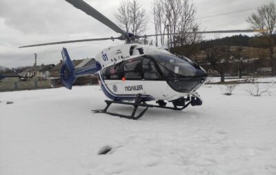 Гелікоптер доставив до Львова пацієнта з інсультом, який потребував екстреної медичної допомоги