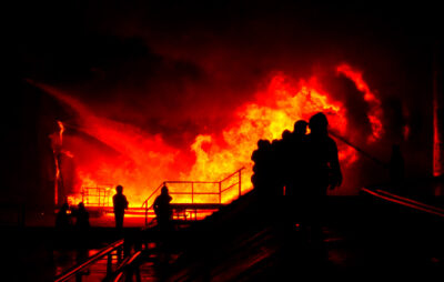 У Львові ліквідовано пожежу, яка виникла після ракетного удару