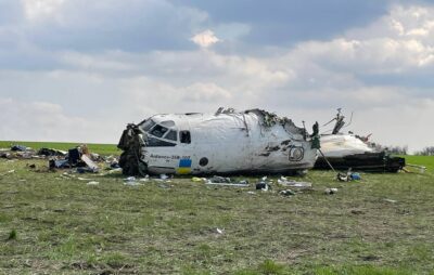 З'явилось перше фото з місця падіння Ан-26 на Запоріжжі
