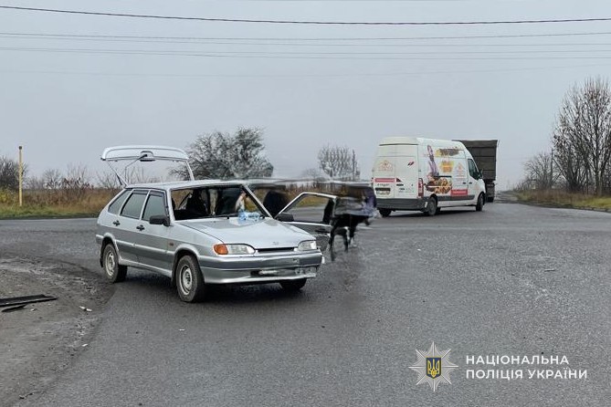 На трасі Львів-Луцьк не розминулись автомобілі