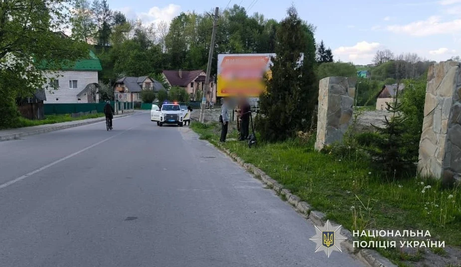 На Львівщині підліток на самокаті відправив дитину у лікарню