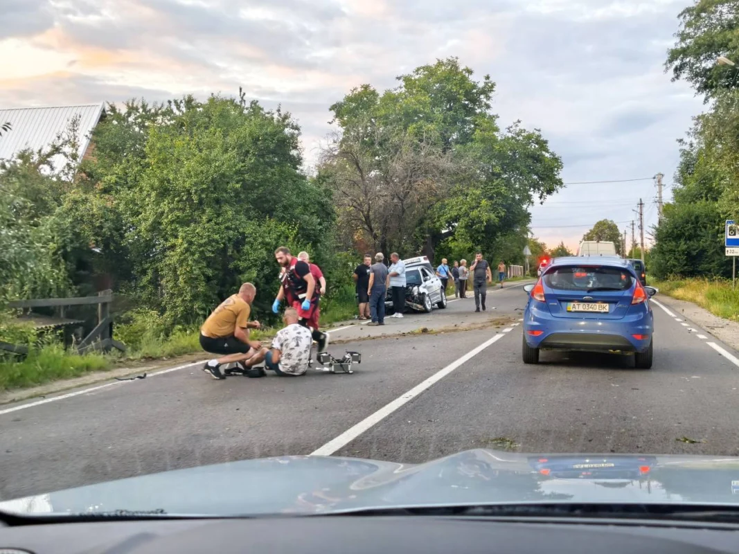 У Делятині не розминулись автомобілі (ФОТО)